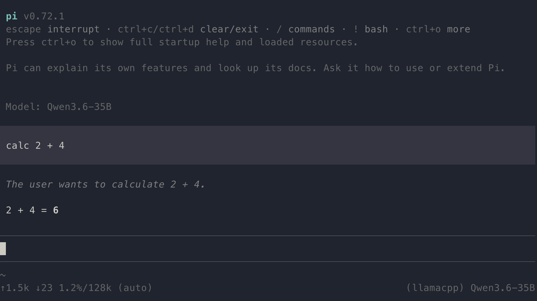 Pi Coding Agent UI